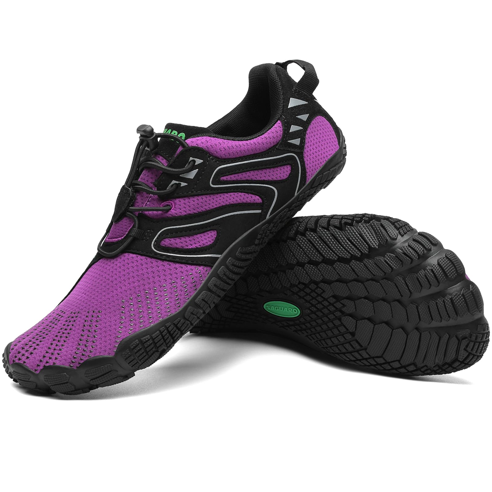 SAGUARO Unisex Barfußschuhe Outdoor Barfuss Traillaufschuhe Zehenschuhe mit Zero
