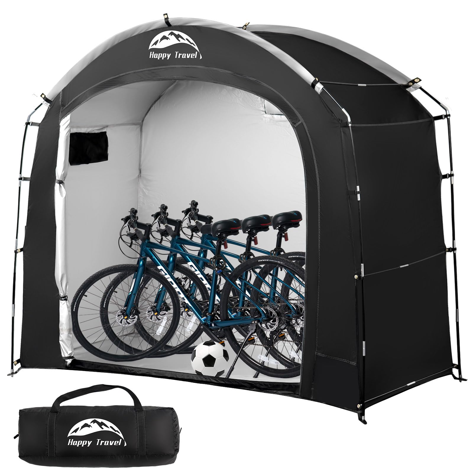 Happy Travel Bike Storage Shed Tent, Waterproof Portable Bicycle Cover Shed | 30