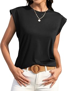 Donna Estiva Top Canotta Canottiera Elegante Righe Shirt Blusa