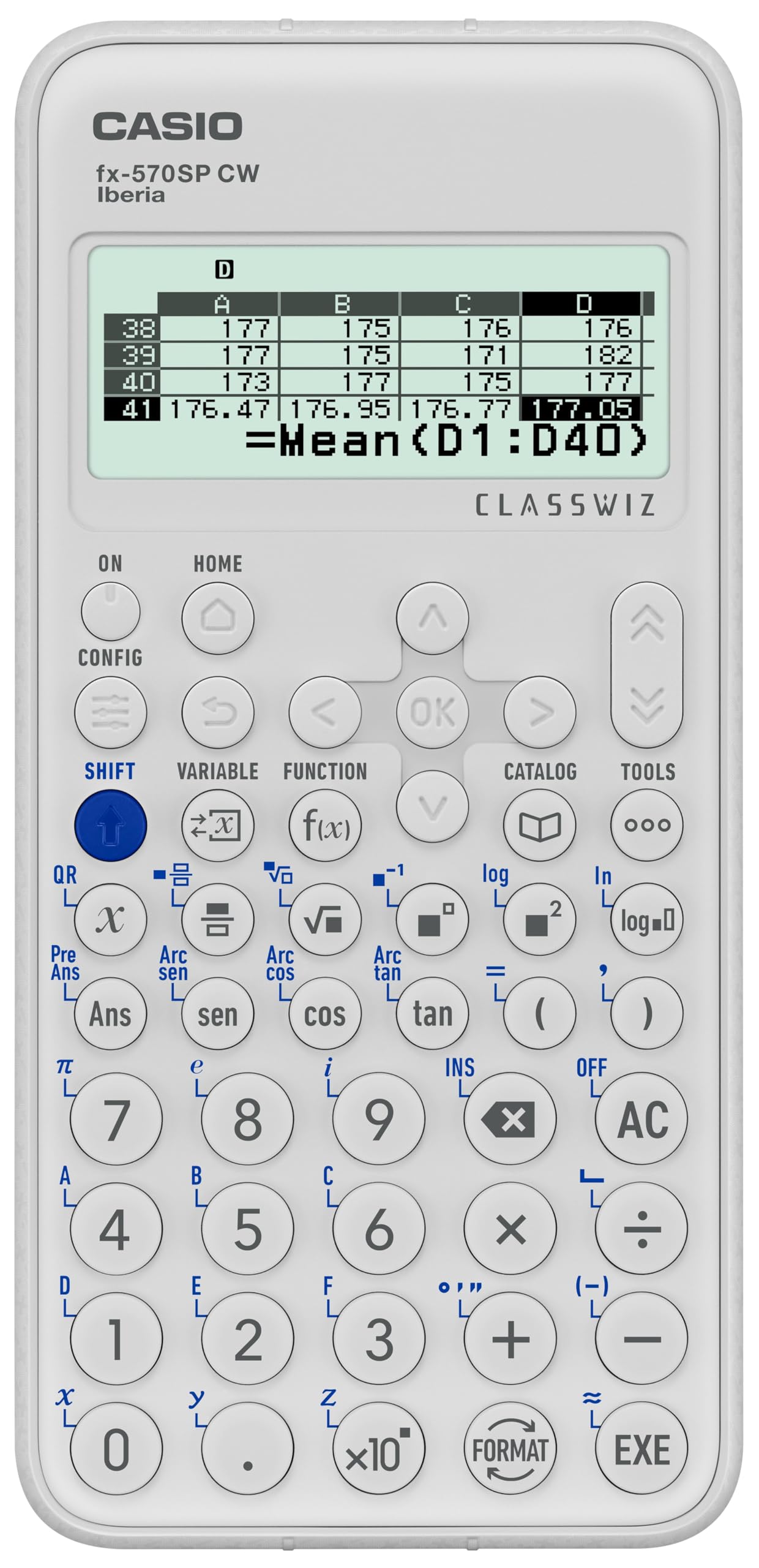 Casio FX-570SP CW – Scientific Calculator, Recommended for Spanish and Portugues