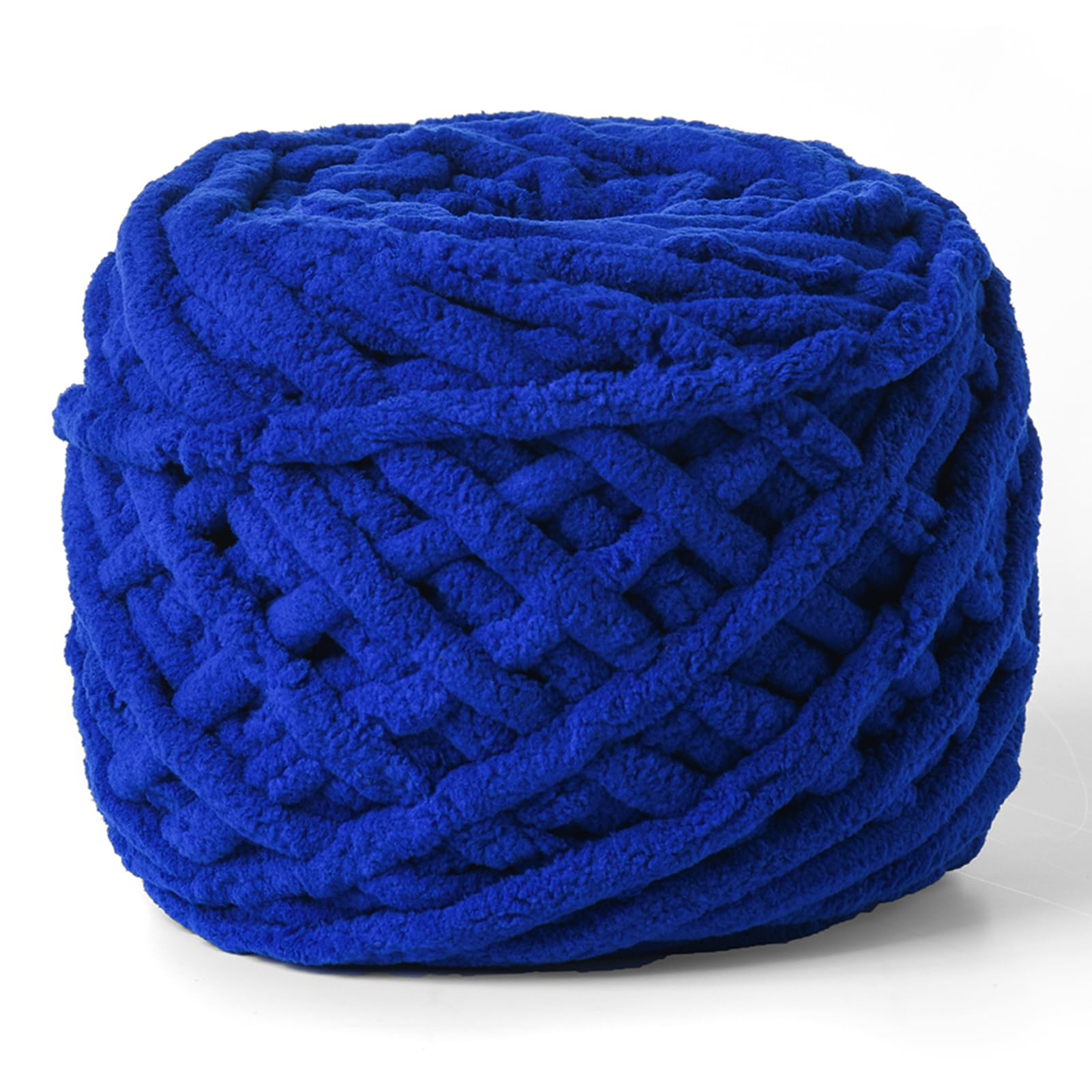 Chenille Chunky Velvet 100g (49.2yd) - Fluffy Yarn for Crochet & Knitting, Soft 