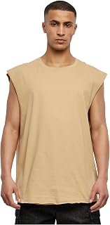 Urban Classics Open Edge Sleeveless Tee Men's T-Shirt Black Regular