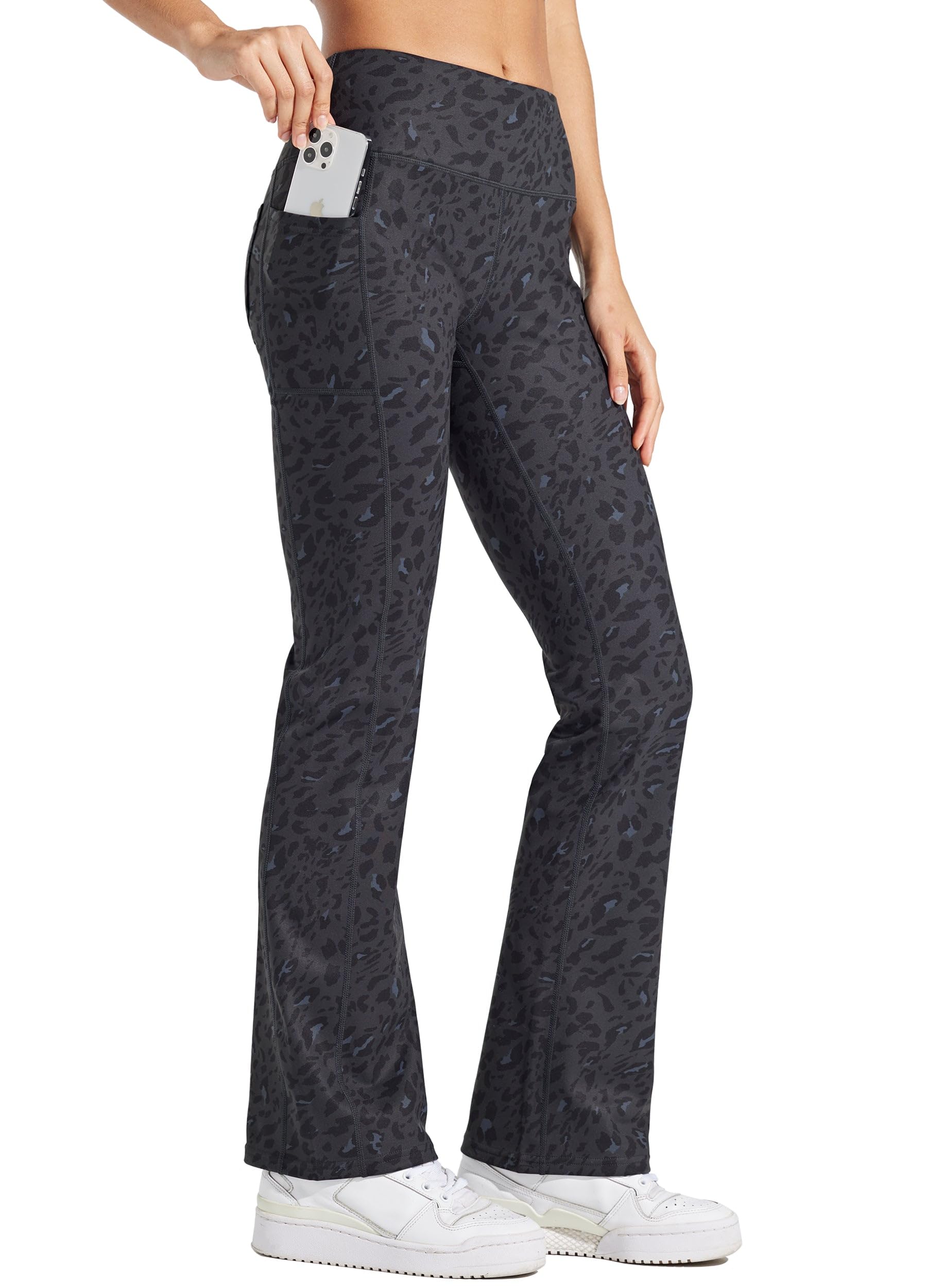WILLIT Women's Thermal Leggings Yoga Leggings Winter Warm Sports Leggings High W