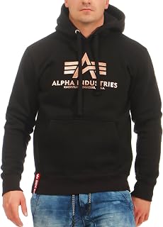 Alpha Industries Men's Basic Hoody Hooded Sweat for Men Hooded Sweatshirt (pack of 1)