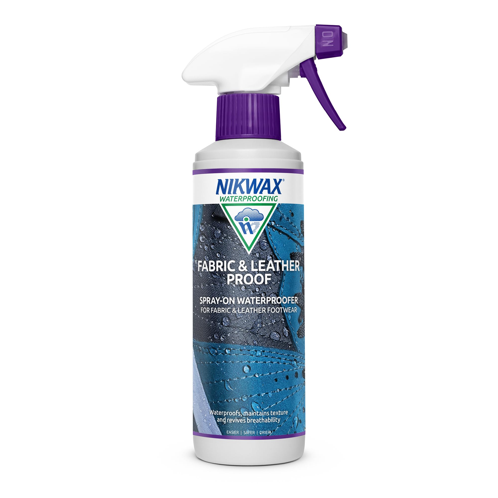 Nikwax Fabric & Leather Shoe Waterproofing Spray 300ml – Water & Stain Protector