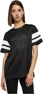 Urban Classics Women's T-Shirt Stripe Mesh Tee Shirt