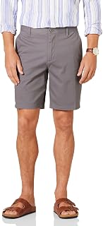 Amazon Essentials Short Chino Extensible Coupe Classique en Mélange de Coton 23cm Homme
