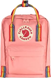 Fjallraven F23621312-907 Kanken Rainbow Mini Pink-Rainbow Pattern