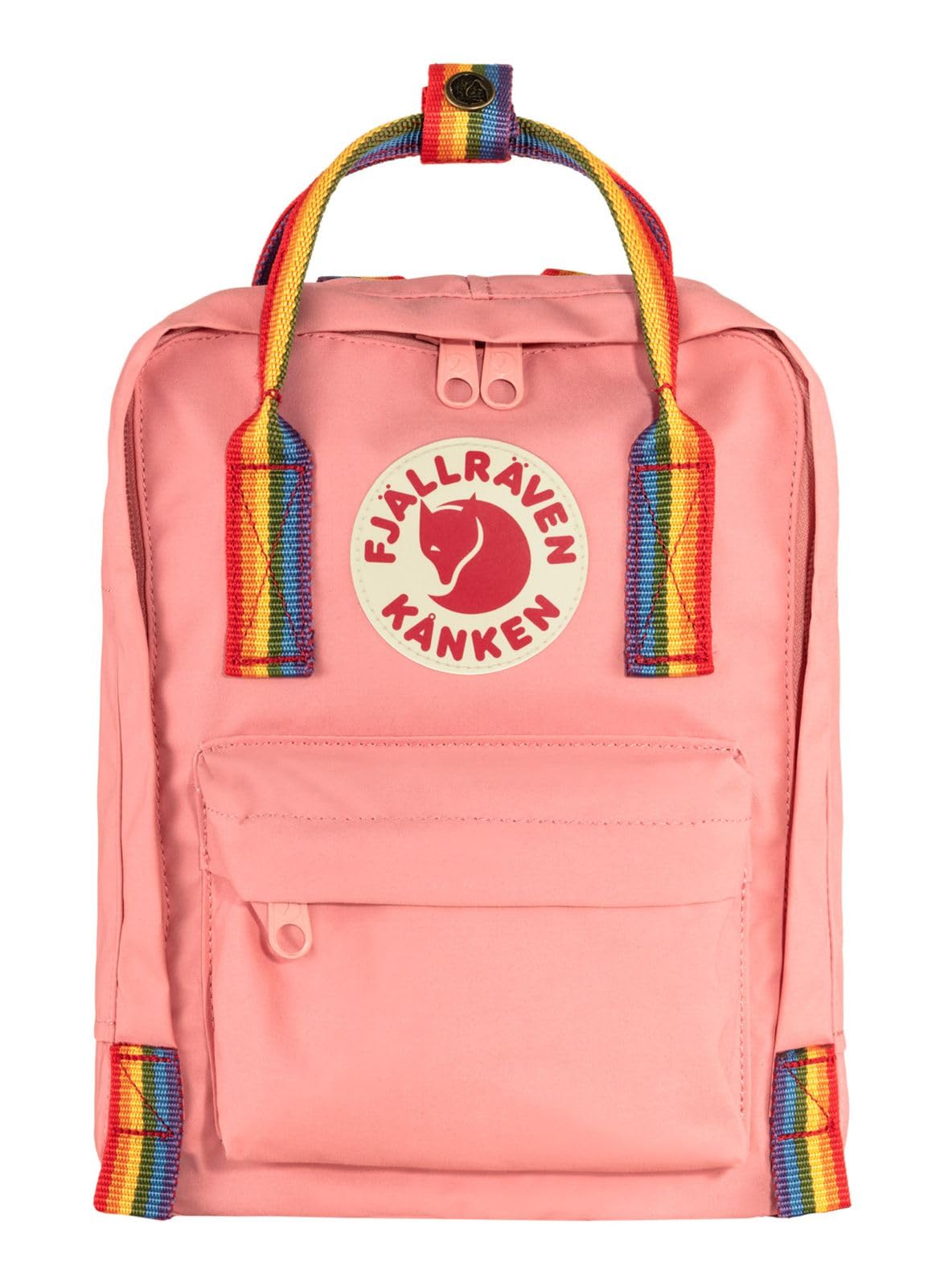 Fjallraven F23621312-907 Kanken Rainbow Mini Pink-Rainbow Pattern