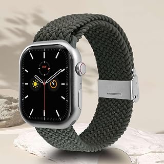 ナイロン織物ウォッチストラップ Apple Watch対応 高弾性 腕時計バンド 38mm/40mm/41mm 男女兼用