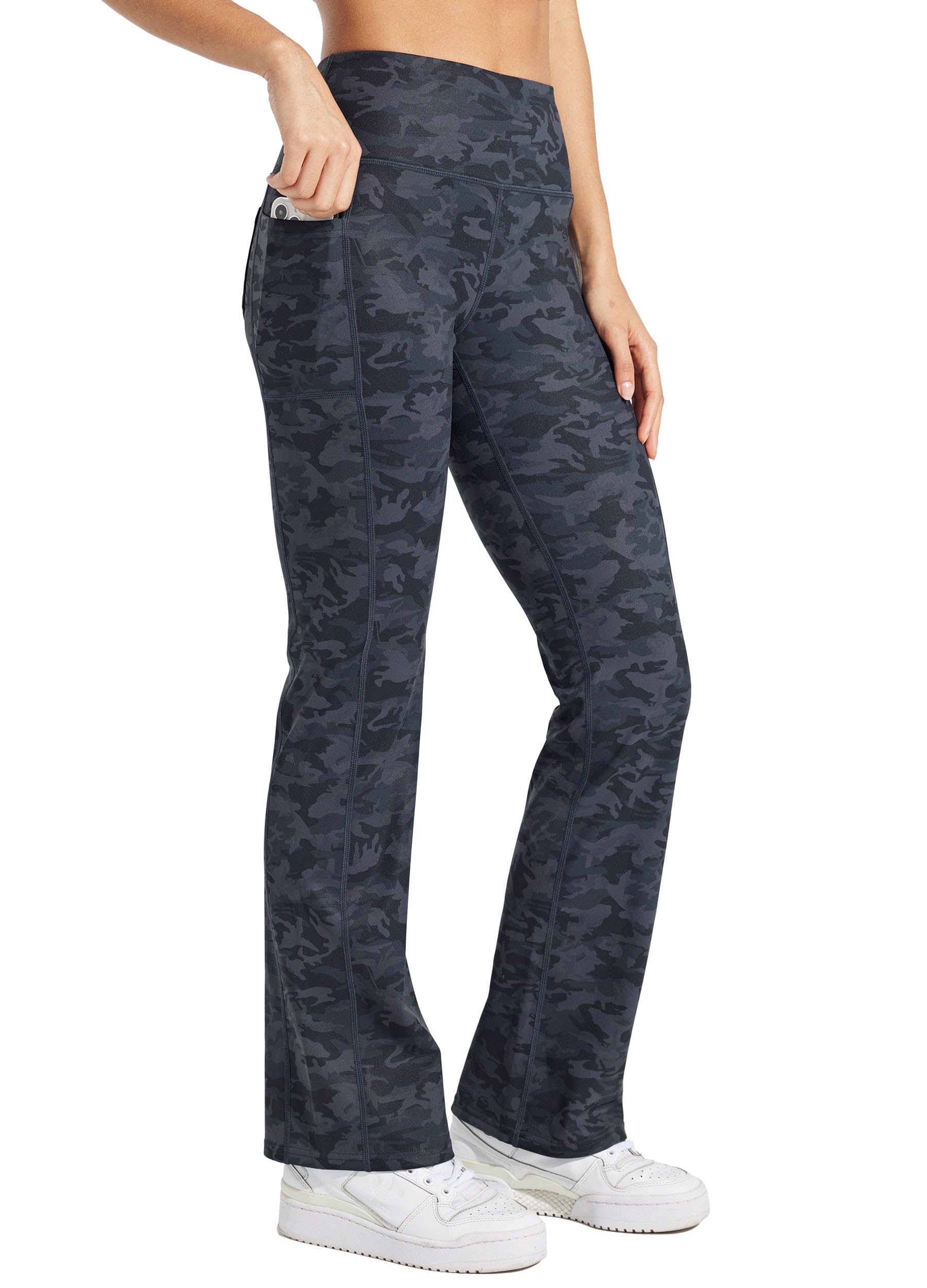 WILLIT Women's Thermal Leggings Yoga Leggings Winter Warm Sports Leggings High W