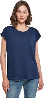 Build Your Brand Women's Ladies Extended Shoulder Tee T-Shirt