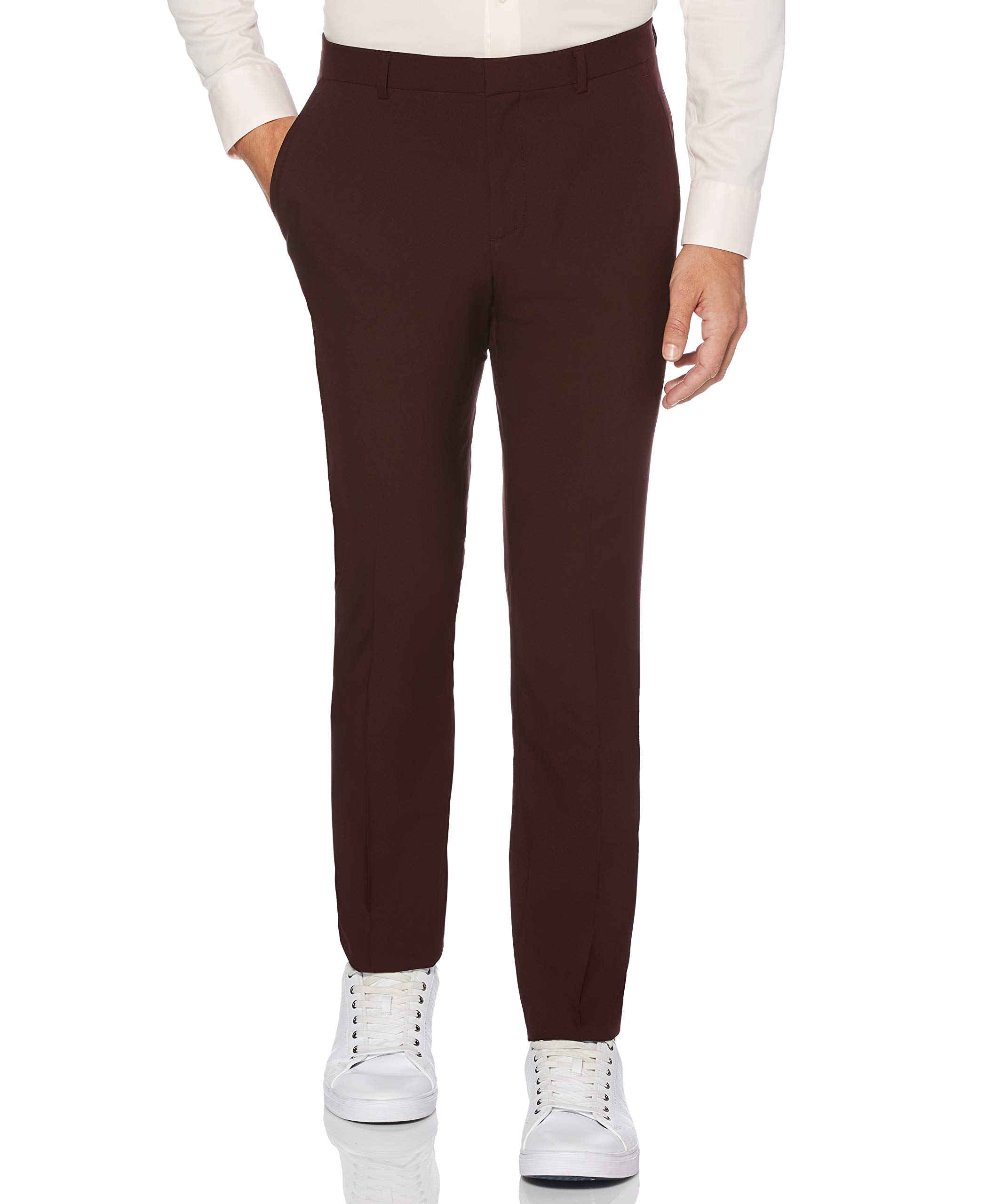 Perry Ellis Men's Portfolio Very Slim Solid Tech Pant