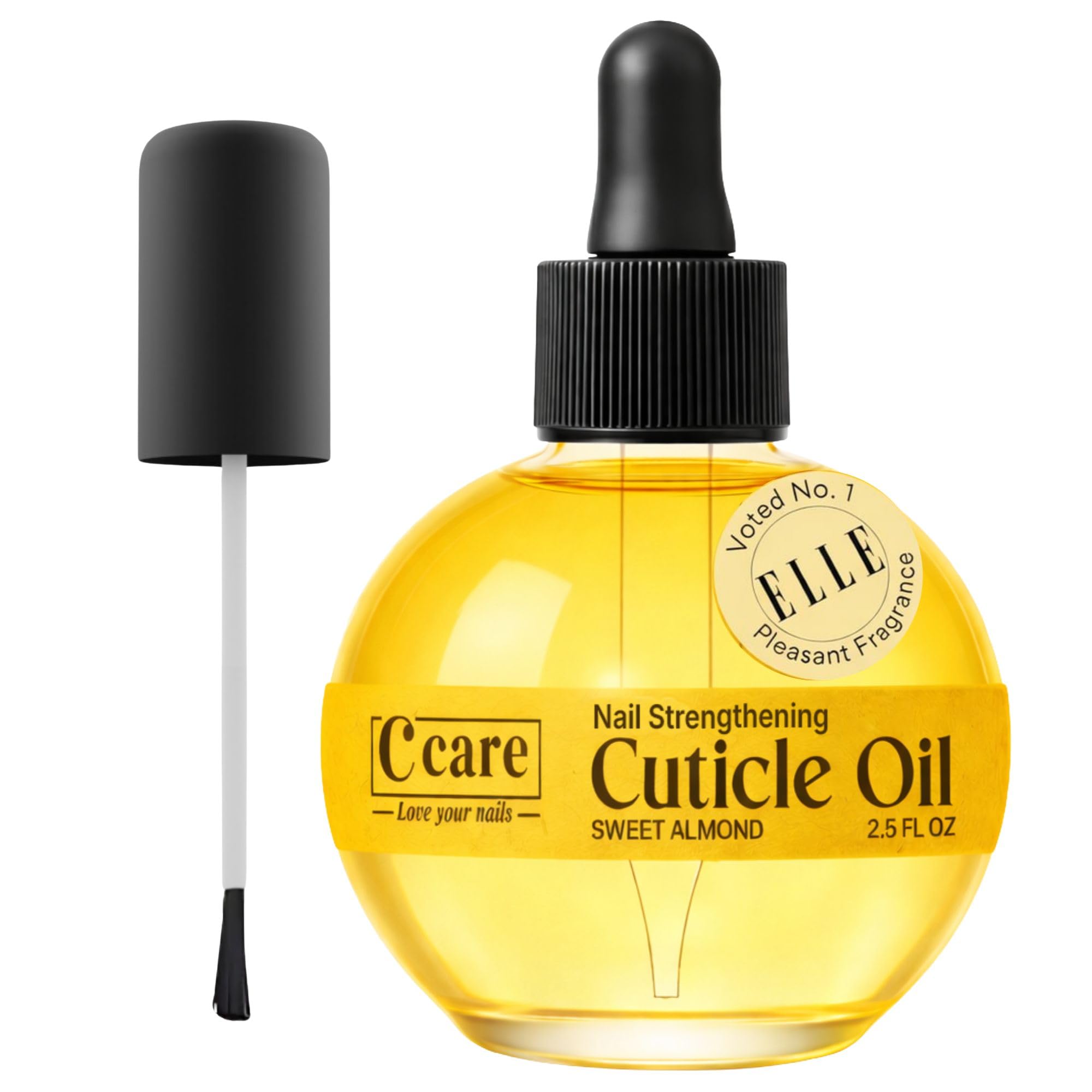C Care Cuticle Oil for Nails, Vitamin E Nail Oil Blend W/Natural Oils 2.5oz | Sm