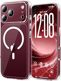 TAURI for iPhone 18 Pro Max Case Compatible with MagSafe, Clear | 15FT Military-Grade Protection, Not-Yellowing Shockproof Anti-Scratch Slim Bumper Phone Cover