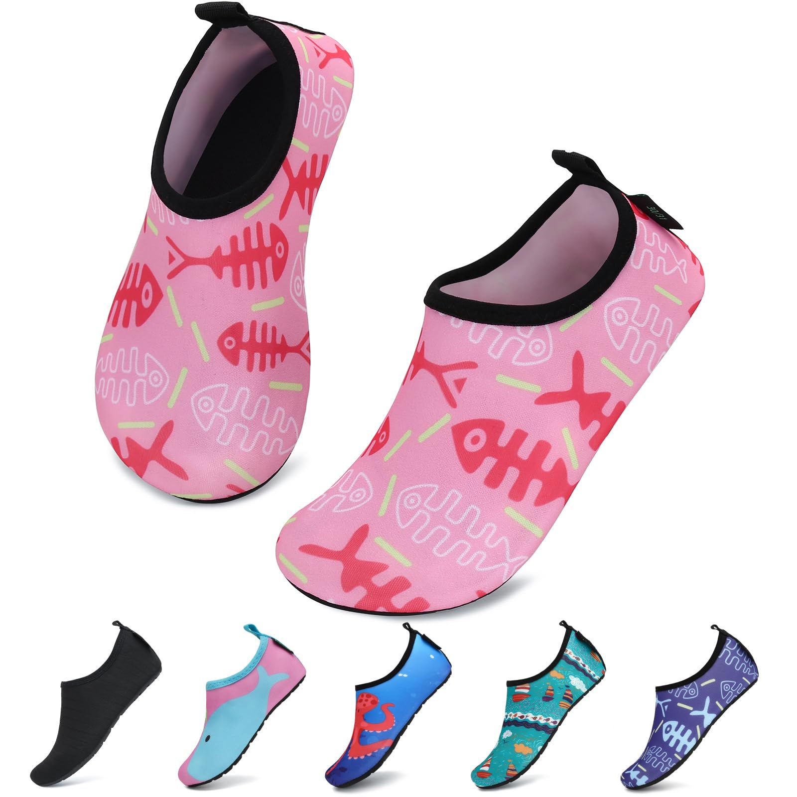 SAGUARO Children's Water Shoes Girl Boy Diving Slippers Water Socks for Water Sp