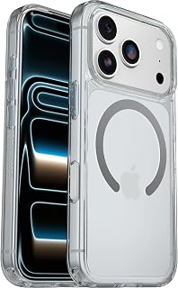 OtterBox Symmetry Clear MagSafe Cover for iPhone 17 Pro, Transparent