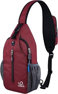 WATERFLY Small Hiking Bag: Crossed Backpack for Men and Women with Skin-friendly Shoulder Strap