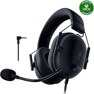 Razer BlackShark V2 X Xbox Gaming Headset, 3.5mm Audio Jack, Black | 50mm Drivers, Cardioid Mic, Lightweight, Comfortable Noise Isolating Earcups, for Xbox Series X, Series S, PS5, PC, Switch