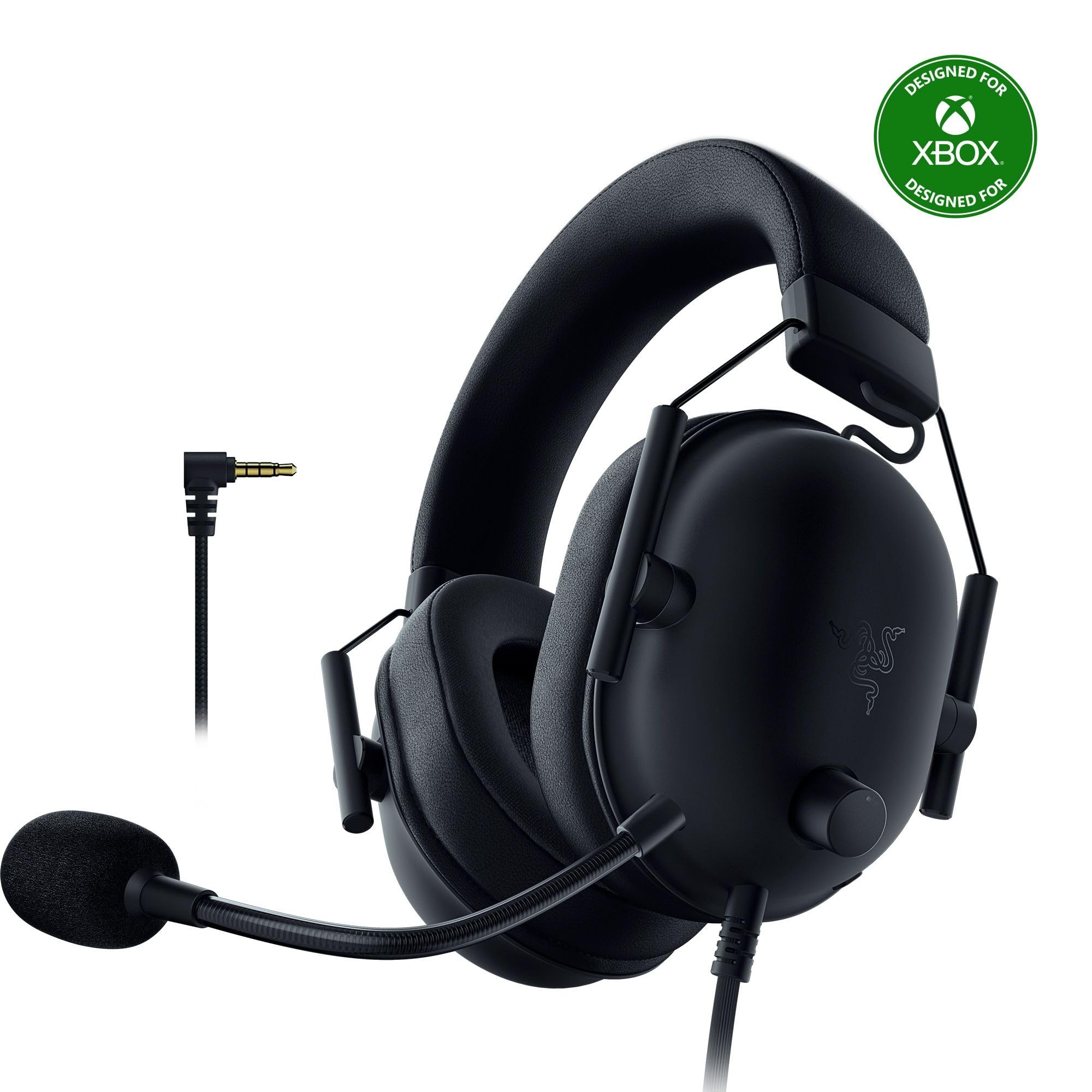 Razer BlackShark V2 X Xbox Gaming Headset, 3.5mm Audio Jack, Black | 50mm Driver