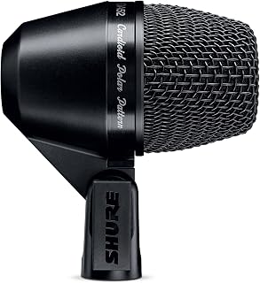 Shure PGA52 Dynamic Microphone - with Cardioid Pick-up Pattern, Swivel-Mount Dynamic Kick-Drum Microphone (PGA52-XLR)