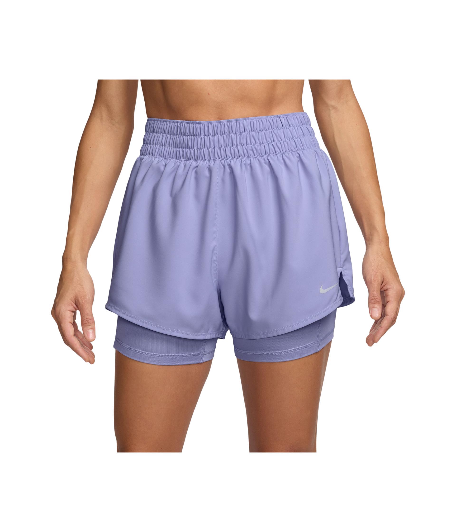 Nike - Nike One Dri-Fit 2-in-1 Shorts with Hohem Taillenbund für Damen (Approx. 