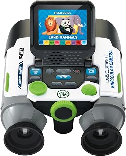 Leapfrog Magic Adventures Binocular Camera, English | Discover animals, plants and habitats through games, 720+ facts and 340 real life BBC photos & videos. Ages 5+