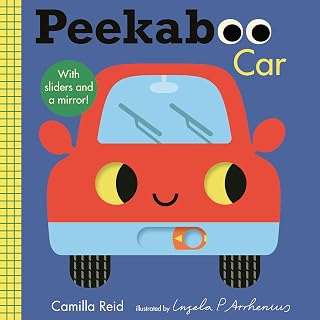 Peekaboo: Car: (An Interactive Board Book for Babies & Toddlers with Mirror & Sliders to Push, Pull, or Turn. Cute Artwork Includes a Truck, Bus, Tools, & More.) (Peekaboo You)