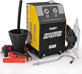 Solary Automotive Smoke Machine Leak Detector - 12V DC EVAP Vacuum Diagnostic Tester for Pipe System