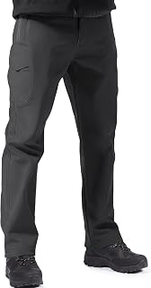 FREE SOLDIER Men's Waterproof Ski Pants Winter Hunting Outdoor Windproof Thermal Winter Climbing Hiking Pants