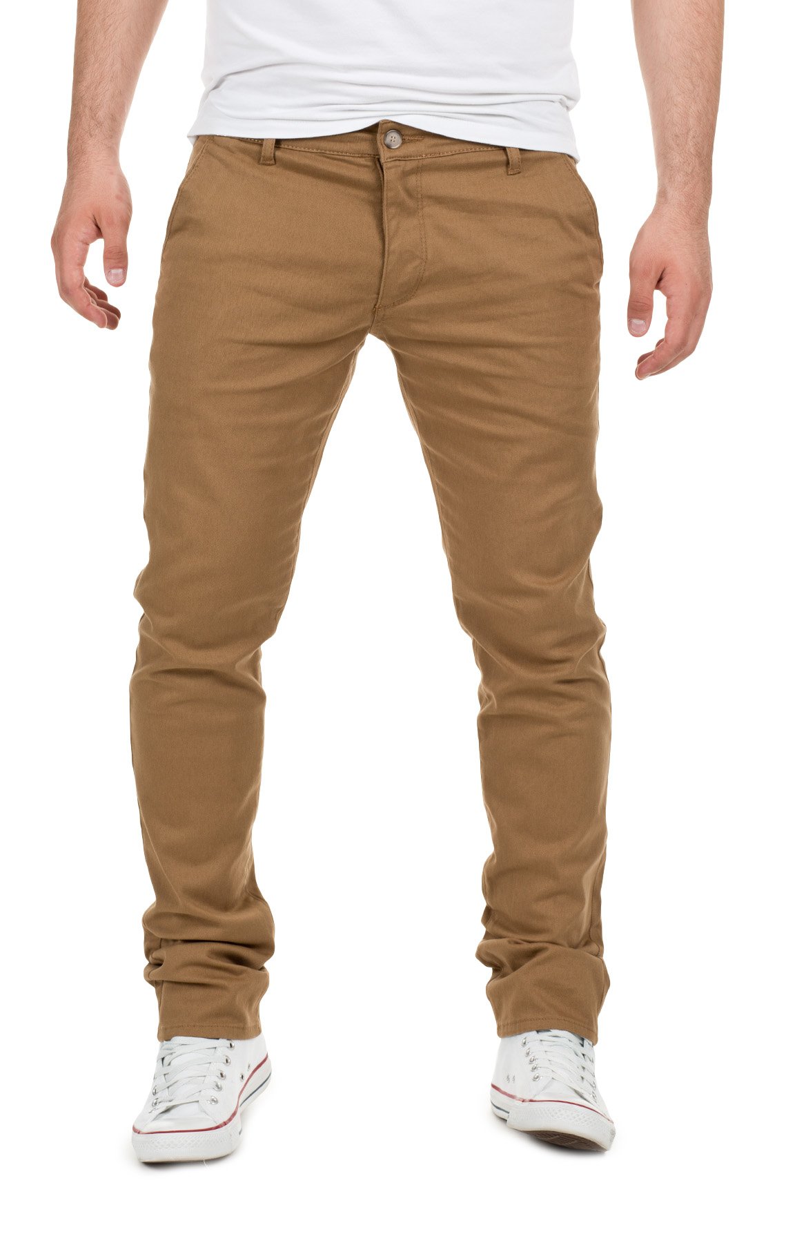 YZB Yazubi Men's Tech Chino Trouser – Slim Fit, Model: Kyle, Chino Trousers Jean