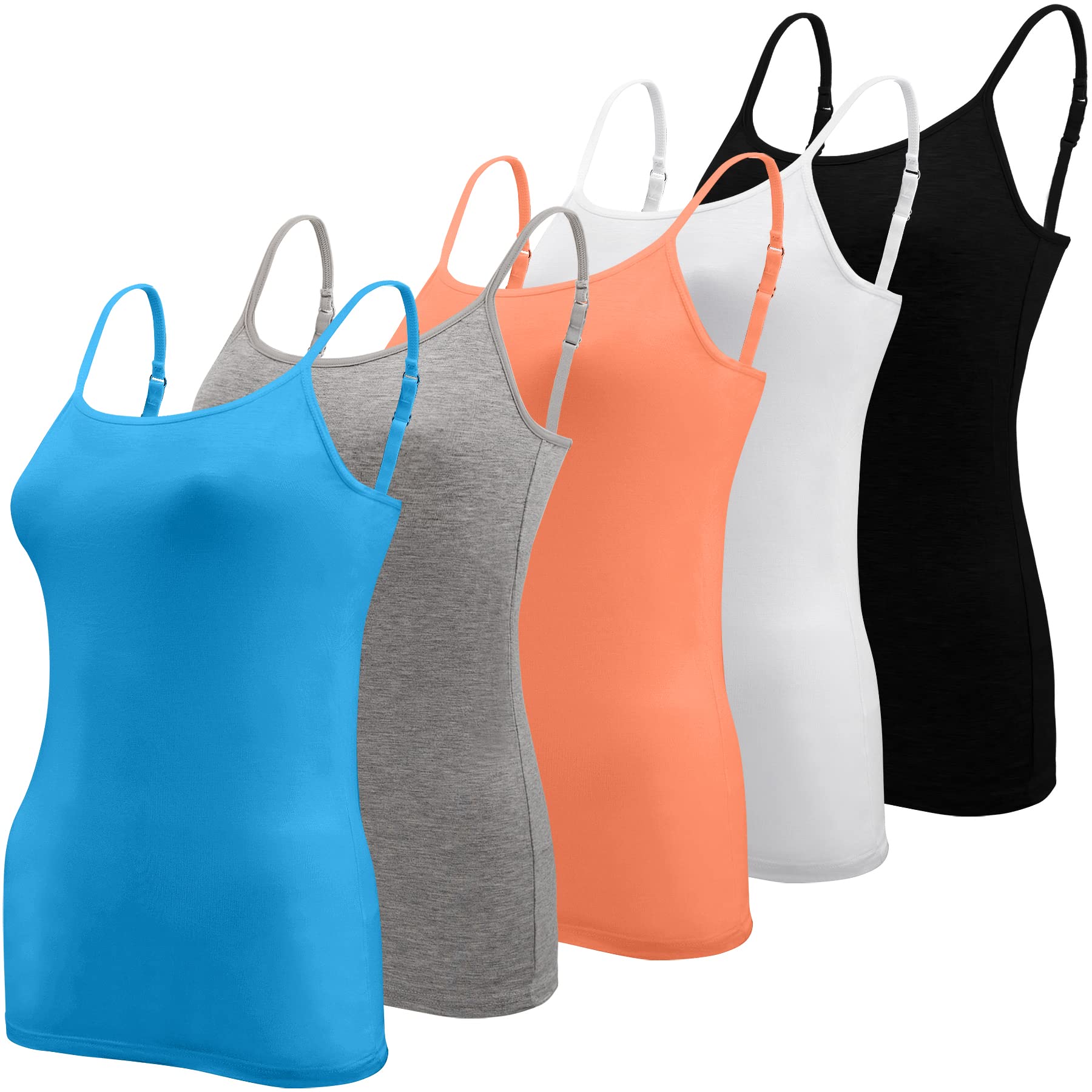 BQTQ 5 Pieces Women's Tank Tops