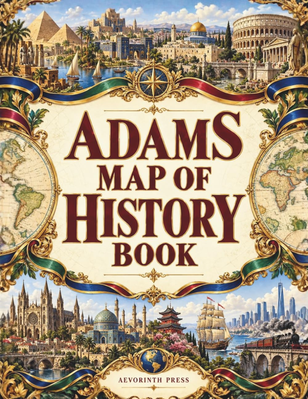 ADAMS MAP OF HISTORY BOOK: A Modern Reimagining of the Classic Synchronological 