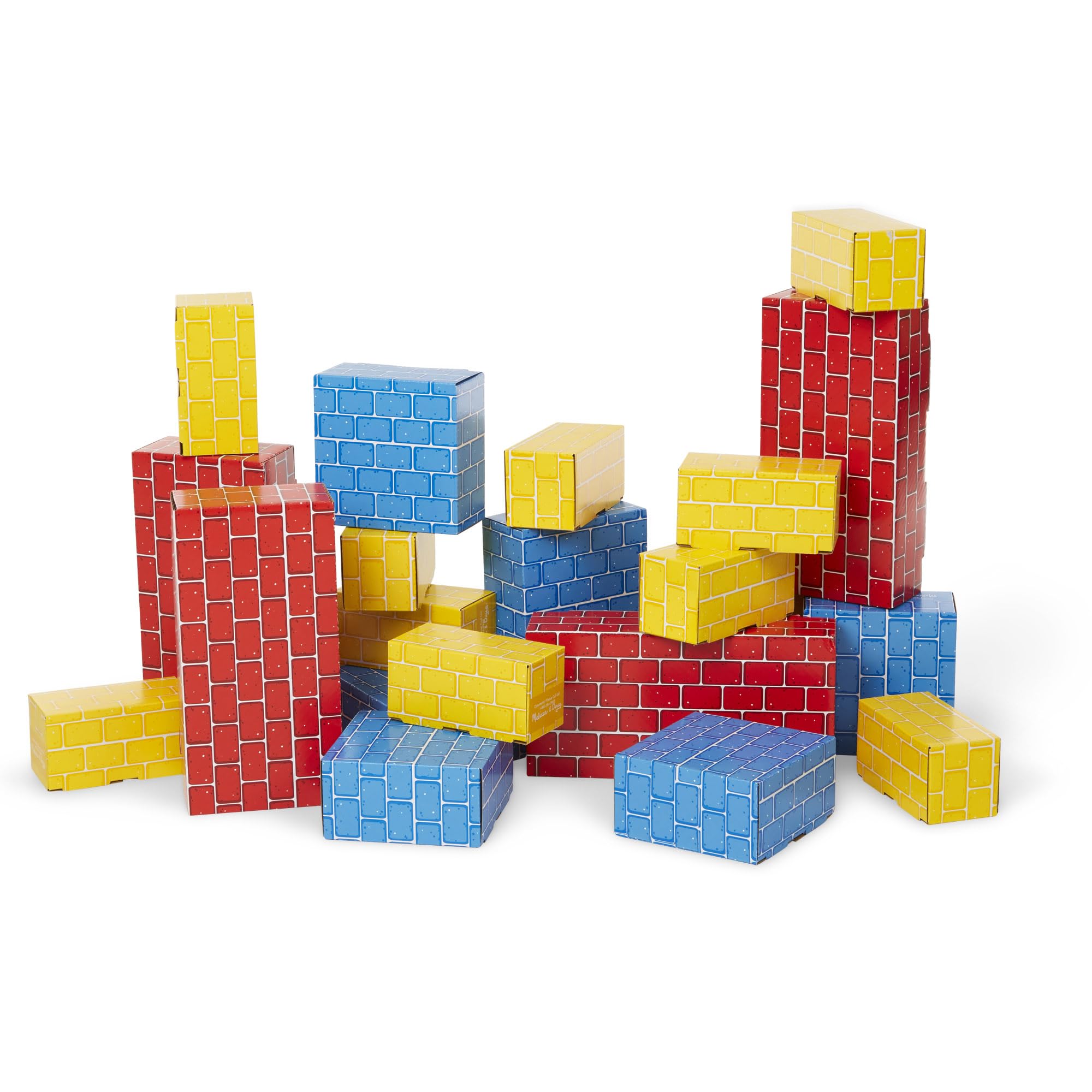 Melissa & Doug Jumbo Cardboard Blocks Building 40-Piece Toy Set | 40 Jumbo Cardb