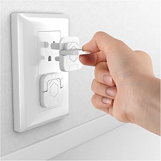 4our Kiddies Baby-Proof Outlet Covers(60 Pack) - Child Safety Electric Plug Protectors to Prevent Power Shock
