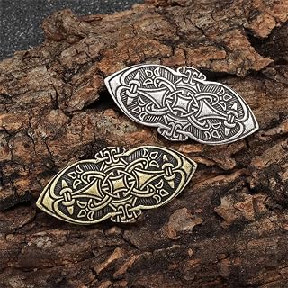 Retro Gothic Knot Irish Celtic Knot Nordic Knot Brooch Pin for Men Women Punk Hip Hop Rock Amulet Gift