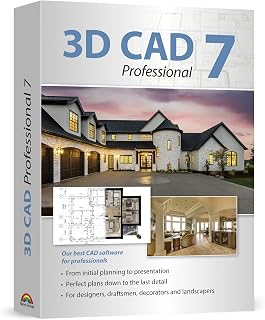3D CAD 7 Professional - Plan & design buildings from initial rough sketches to the finished blueprints - CAD and architecture software