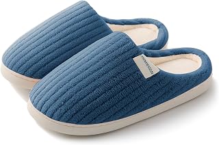 HUXMEYSON Womens Slippers Fuzzy House Slippers, Cozy Slippers for Women Indoor Fluffy Outdoor Slippers with Anti-Skid Sole