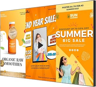 Canlarriz 40" Digital Signage Display | 1000-Nit 4K UHD Commercial Screen | Android 4GB+32GB Free Free CMS for remote content management, ideal for retail, restaurants and business advertising displays