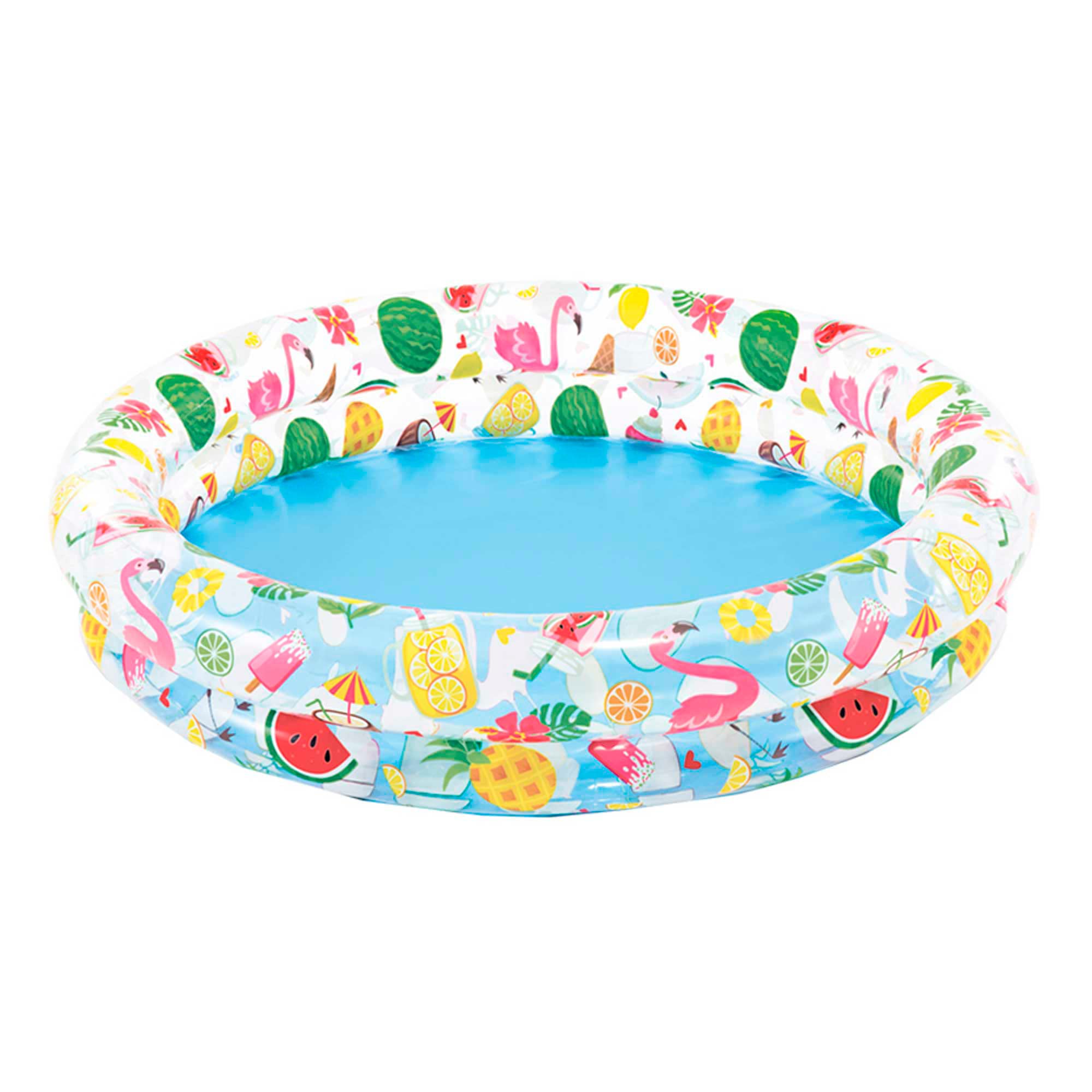 Intex Inflatable Stars Kiddie 2 Ring Circles Swimming Pool (48" X 10") [Assorted