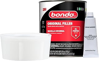 Bondo Body Filler, Original Formula for Fast, Easy Repair &amp; Restoration for your Vehicle, 00262, Filler 1.57 lb and Hardener 0.75 oz, 1 Can