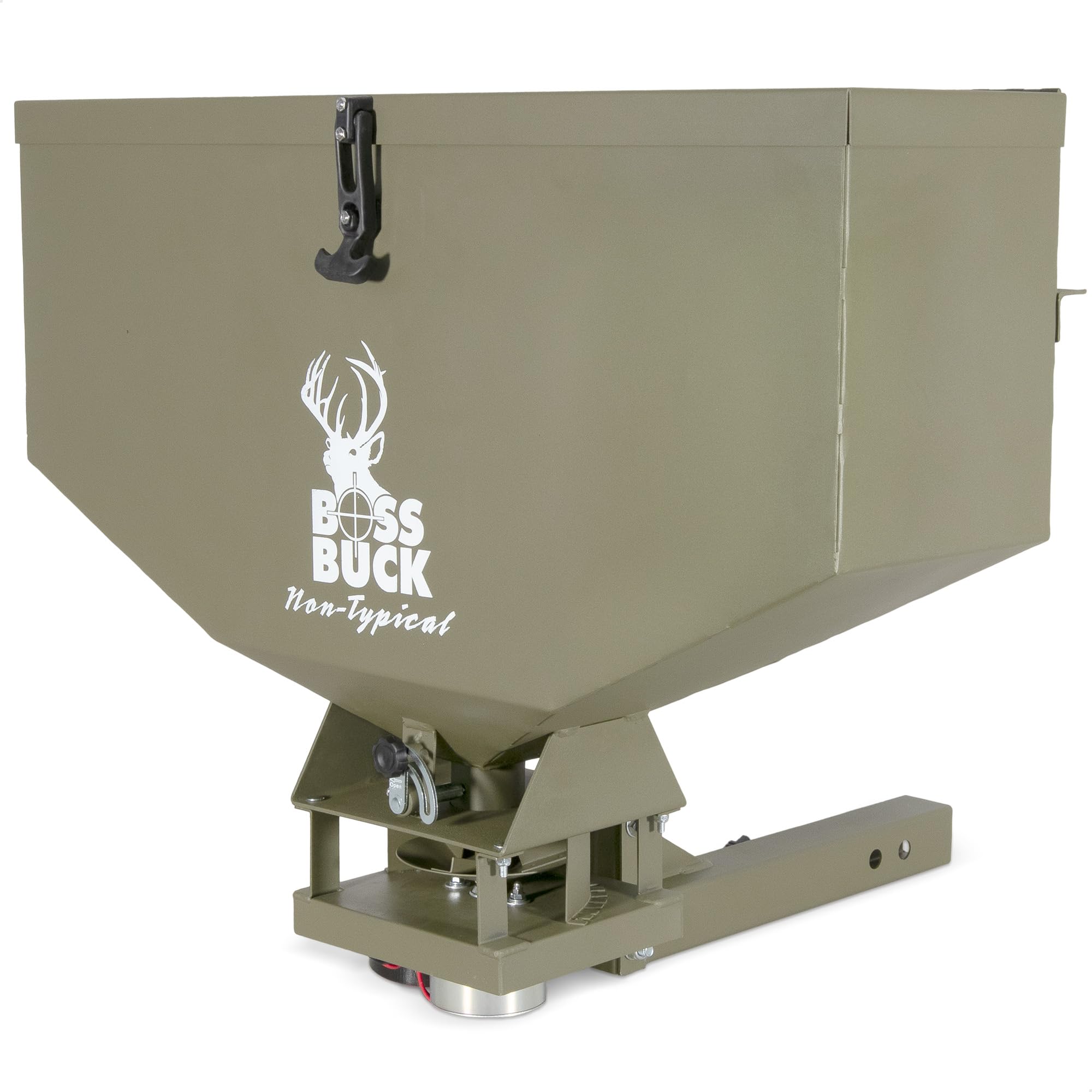 Boss Buck ATV Seeder Spreader with Wireless Control, 80 lb Capacity | Spacious V