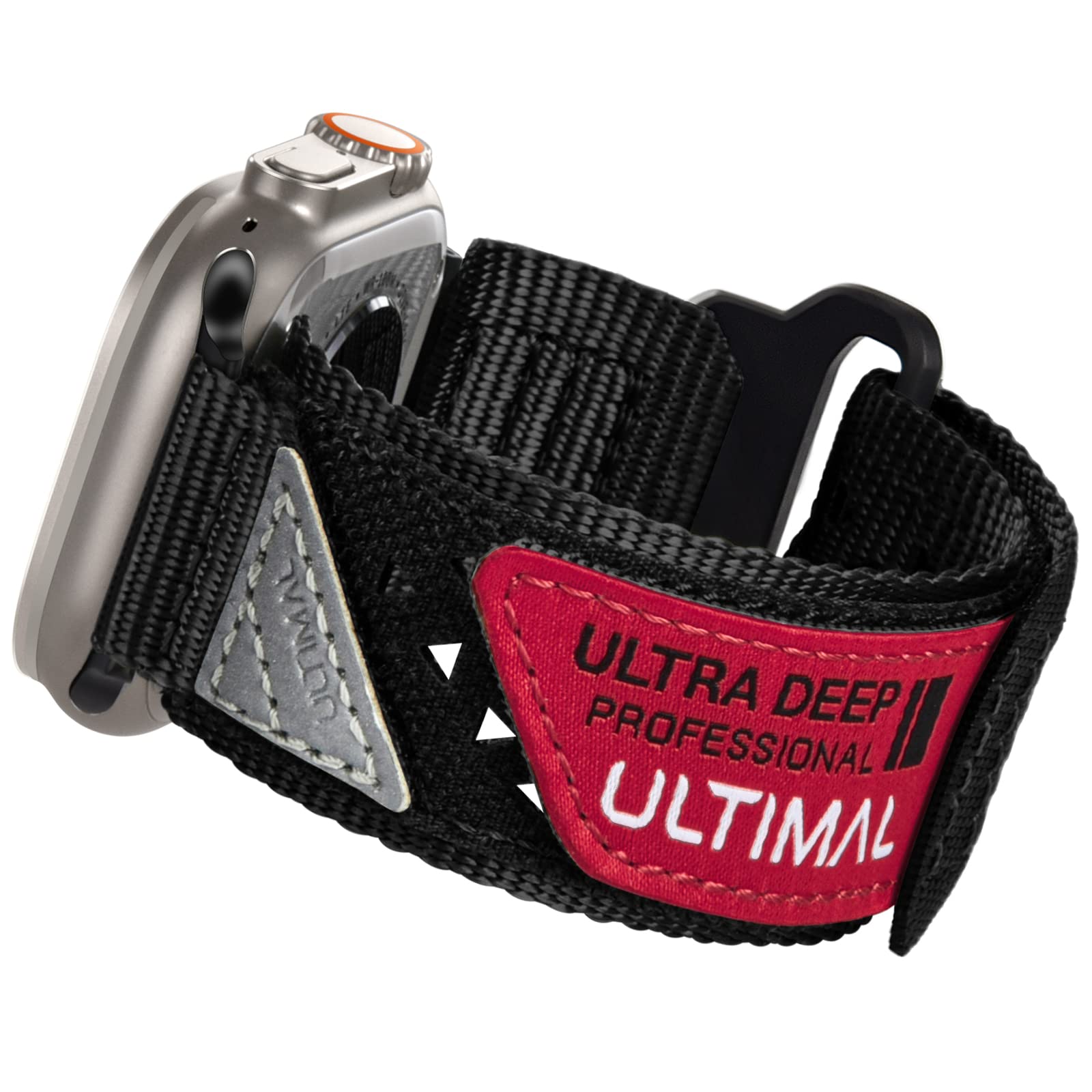 ULTIMAL Compatible with Apple Watch Straps 49mm 46mm 45mm 44mm, Soft Nylon Hollo
