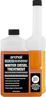 Archoil AR6300 Winter Diesel Treatment (41 oz) Treats 275 Gallons, Diesel Anti-Gel Additive, Lubricity Improver, Cetane Booster, Injector Cleaner, DPF & Turbo Deposit Control