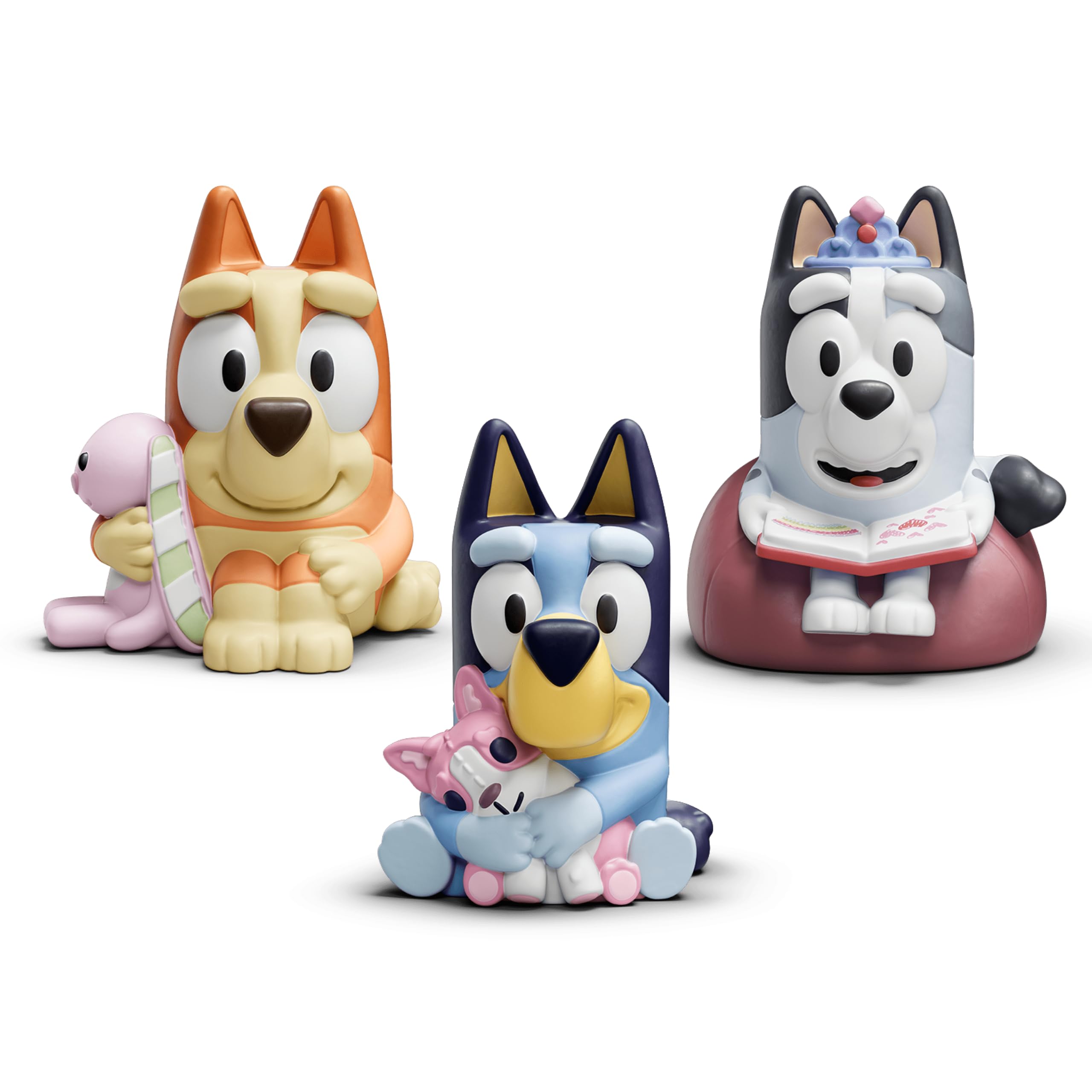 Tonies Bluey Audio Toy Figurine 3 Pack Set - Bluey, Bingo, Muffin | The Bluey Fa
