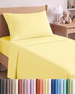 3 Piece Sheet Set Single Extra Large Bed Sheet Set Hotel Quality College Room Extra Soft Deep Corners Easy Fit Breathable Cool Single