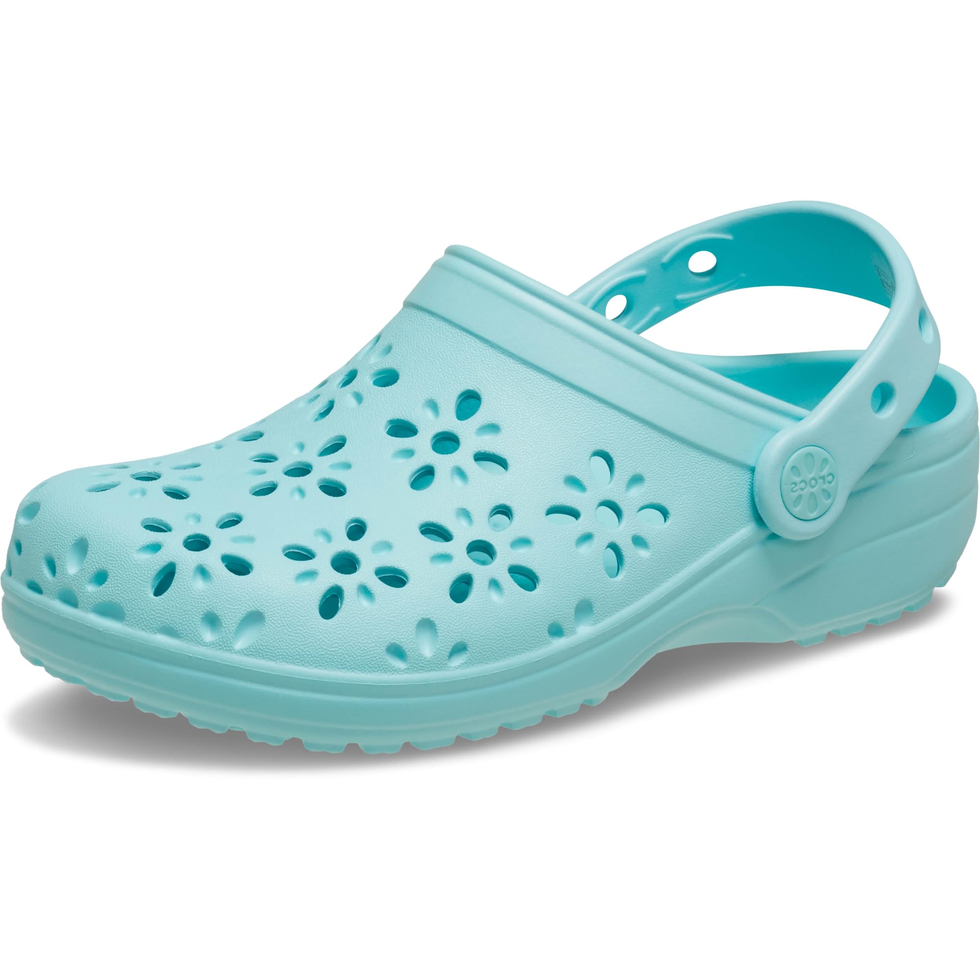 Crocs Unisex Kids Classic Floral Cut Out Clog TClog