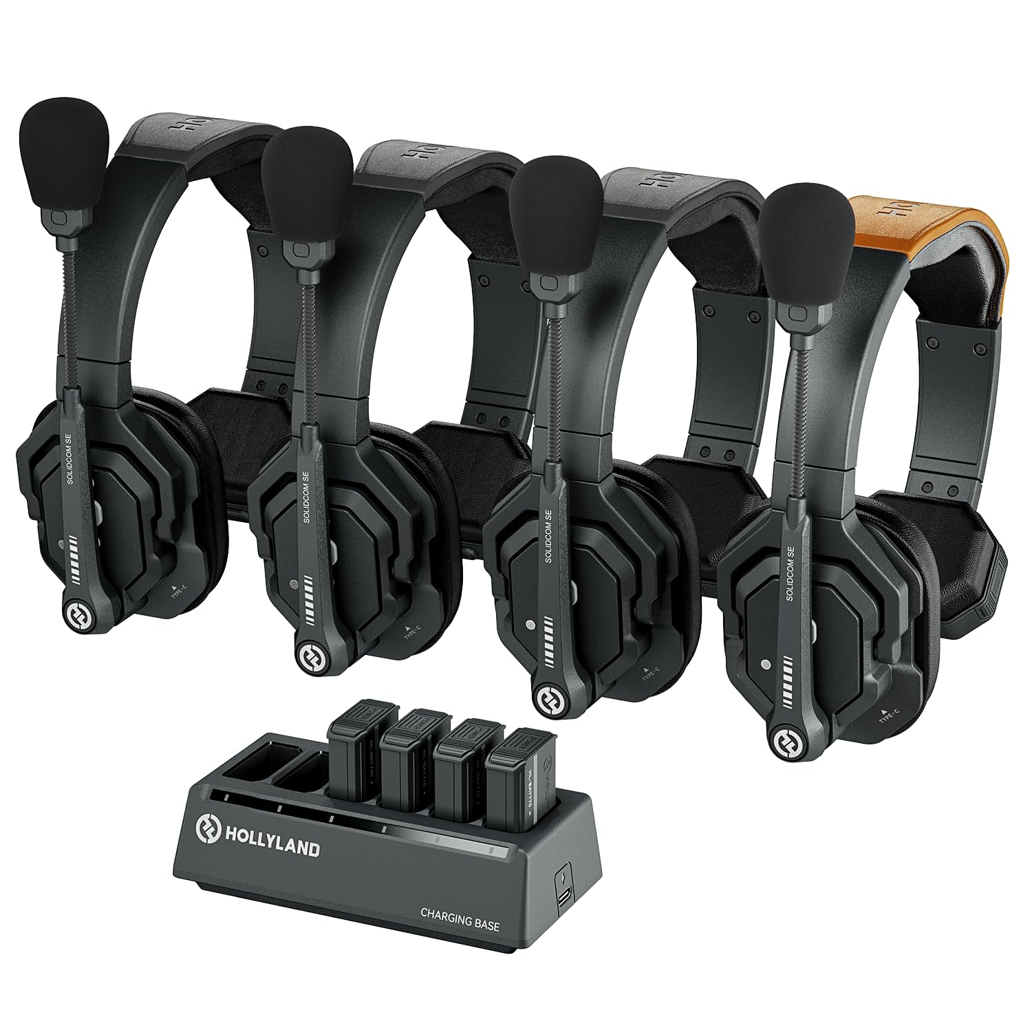 Hollyland Solidcom SE Full Duplex 4-Users ENC Noise Cancellation Wireless Interc