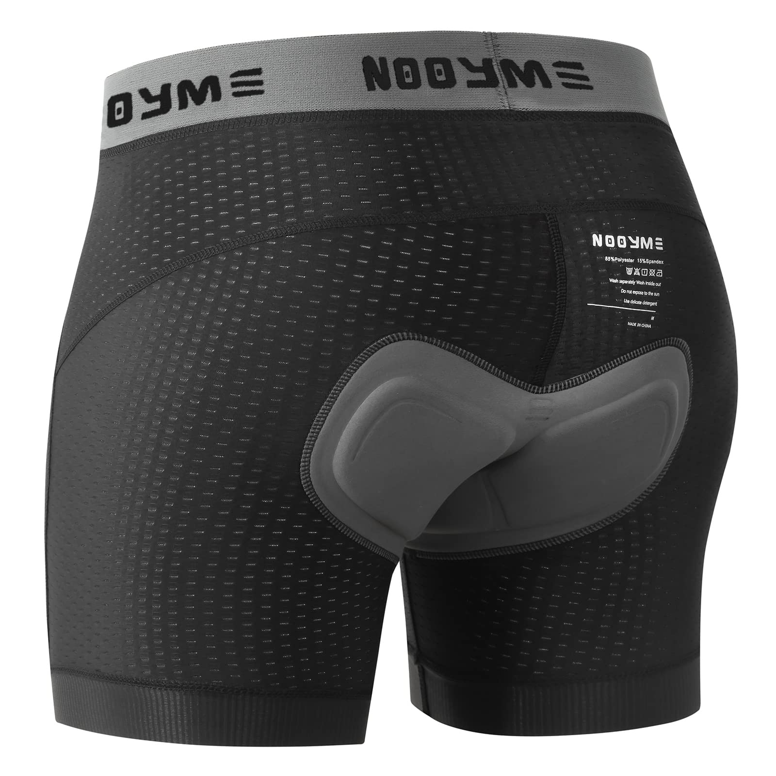 NOOYME Fahrradhose Herren Radunterhose Schnelltrockende Radlerhose Herren mit Si