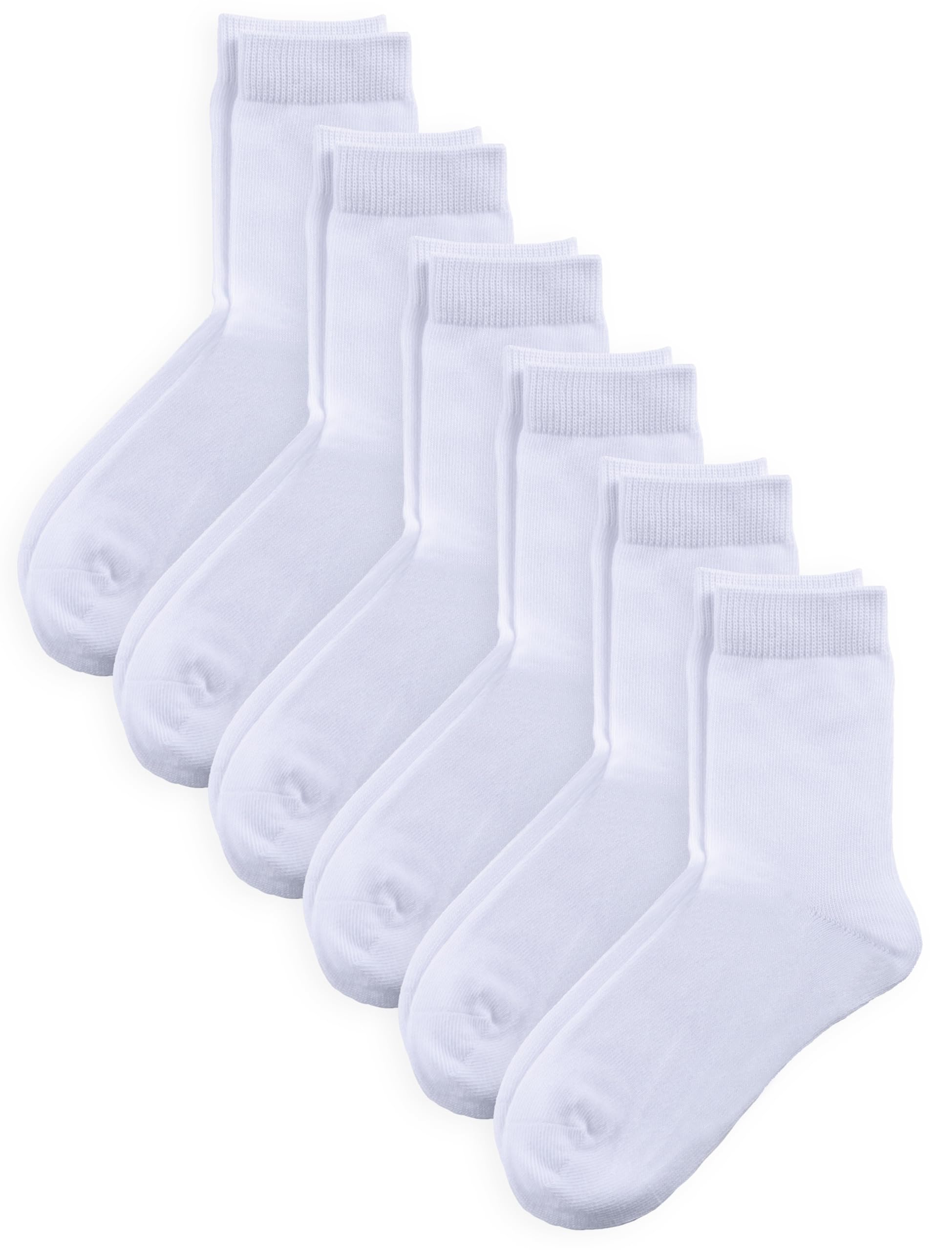 COTTON DAY Unisex Kids Boys Girls Soft Cotton School Socks Black White Navy | Na